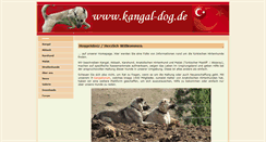 Desktop Screenshot of kangal-dog.de